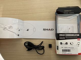 Casco Moto Integral + Intercomunicador Shad