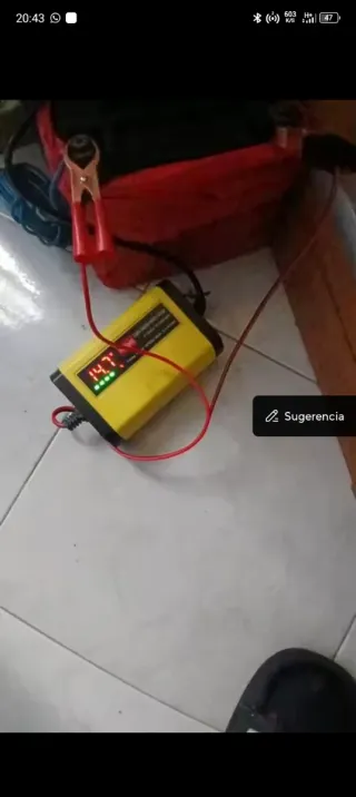 Cargador Batería Coche Inteligente