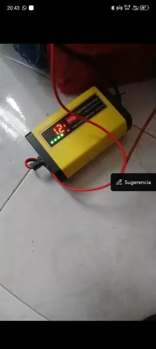 Cargador Batería Coche Inteligente