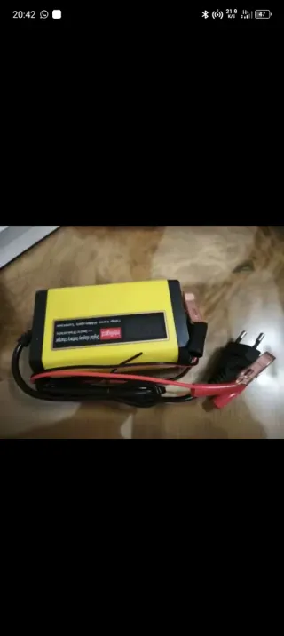 Cargador Batería Coche Inteligente