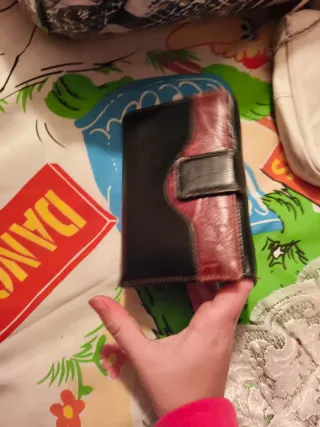 Bolso de mano mujer negro y marron