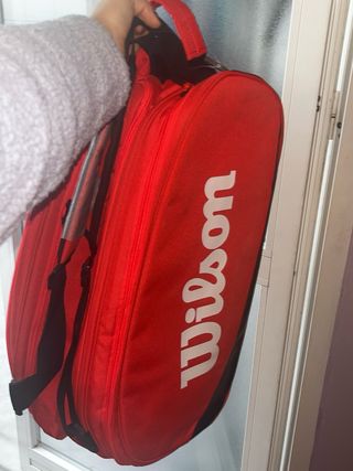 Paletero Padel Wilson Rojo