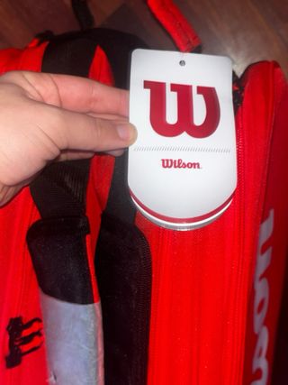 Paletero Padel Wilson Rojo
