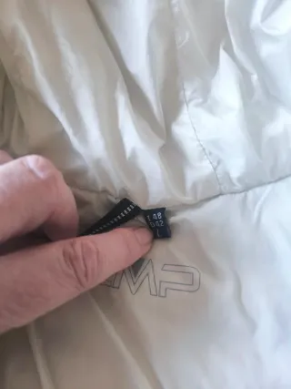 Anorak CMP con capucha blanco (talla XL)