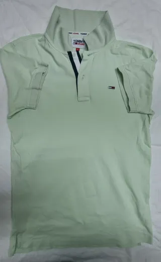 Camiseta Polo Tommy Jeans Verde Talla M