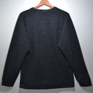 Jersey Lacoste gris oscuro cuello pico