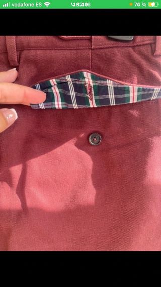 Pantalón CH hombre rojo