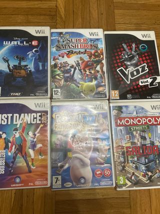 Lote 10 Juegos Wii: Call of Duty, Mario, Driver