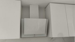 Campana extractora Cata cristal blanco