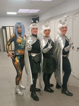 Disfraz Ciborg Espacial Talla s