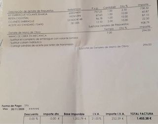 Jaguar X-Type 2004 - Embrague y correa nuevos