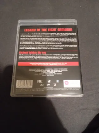 Blu-ray Legend of the 8 Samurai Eureka