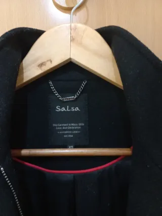 Abrigo Salsa mujer Negro Talla XS