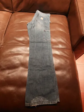 Pantalones Carhartt Mujer Azul Talla S long