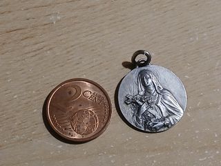 Ciondolo Argento Santa Rita