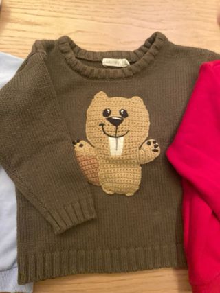 Lote 3 maglioni bambino T86
