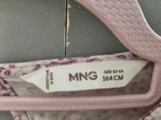 Blusa floral rosa y morada 13-14