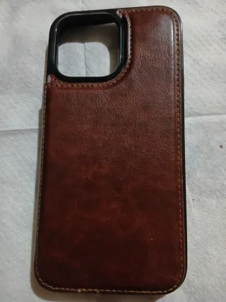 Funda Cartera iPhone 12 Pro Max Marrón