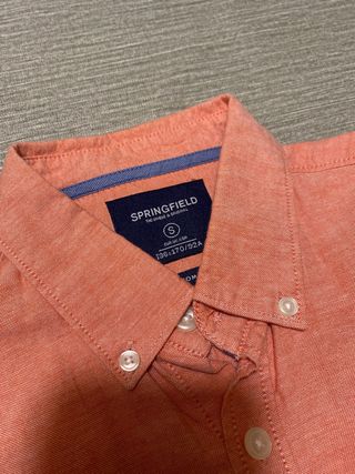 Camisa Springfield Hombre Naranja