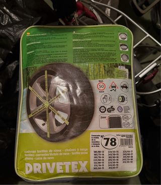 Cadenas textiles para nieve DRIVETEX  REBAJADA