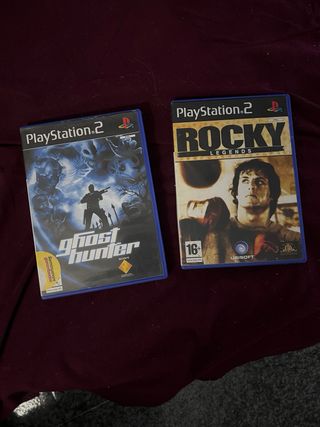 Lote 2 Juegos PS2: Ghost Hunter y Rocky Legends
