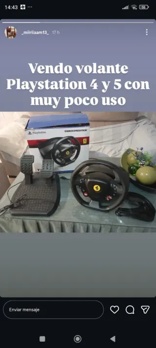 Volante Thrustmaster Ferrari PS4/PS5