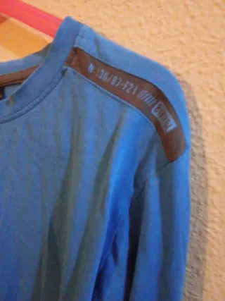 Camiseta Kipsta Manga Larga Azul Talla 16 años