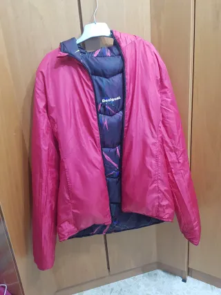 Chaquetón reversible estampado floral