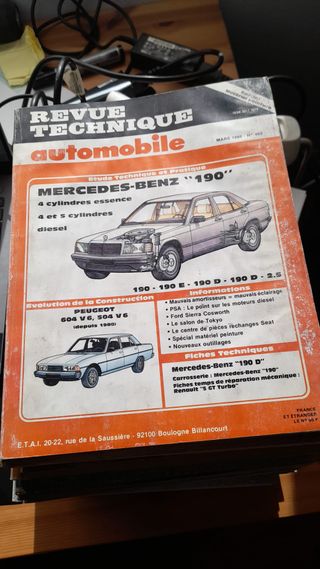 Revue Technique Automobile Mercedes-Benz 190