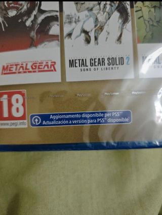 PS4 Metal Gear Solid Master Collection Vol. 1 NUEV