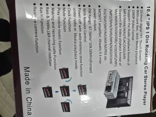 Reproductor Coche 10.4 IPS Pantalla Rotatoria