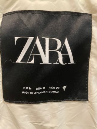 Chaqueta Zara Beige Talla Única