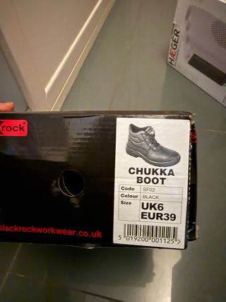 Botas de seguridad negras