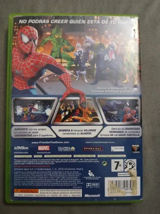 Spider-Man Juego Xbox 360 Amigo o Enemigo