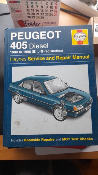 Haynes Peugeot 405 Diesel