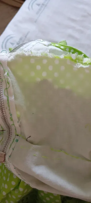 Traje de flamenca de encaje de bolillos 5 años