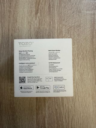 TOZO S2 Smartwatch Nero - Alexa Integrato