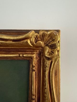 Cuadro antiguo óleo retrato mujer