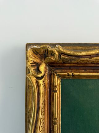 Cuadro antiguo óleo retrato mujer