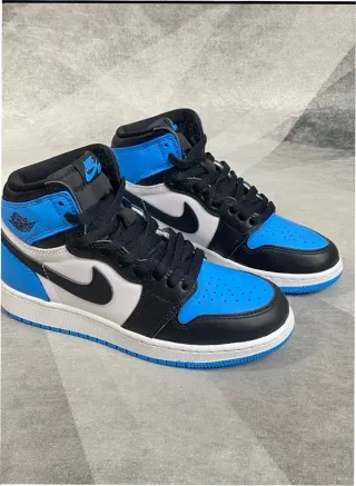 Nike Air Jordan 1 Azul Blanco Talla 40