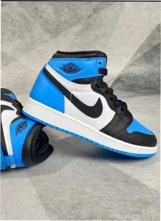 Nike Air Jordan 1 Azul Blanco Talla 40