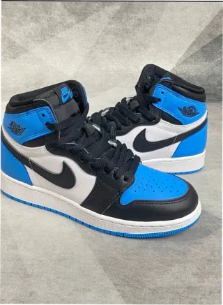 Nike Air Jordan 1 Azul Blanco Talla 40