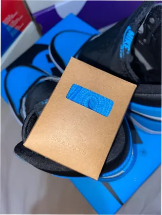 Nike Air Jordan 1 Azul Blanco Talla 37.5