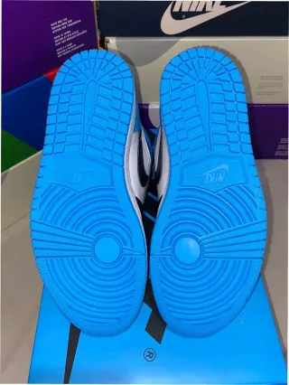 Nike Air Jordan 1 Azul Blanco Talla 37.5