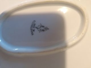 Piatto in porcellana di Boemia da portata