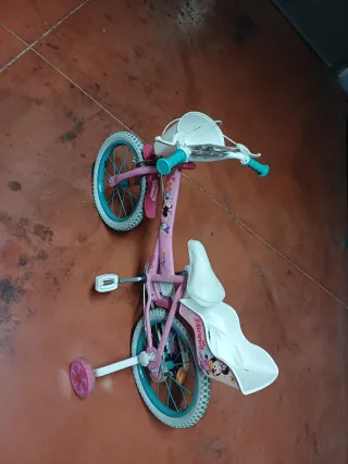 Bicicleta Infantil Minnie Rosa
