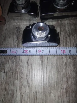 Lote 3 mini cámaras de fotos vintage