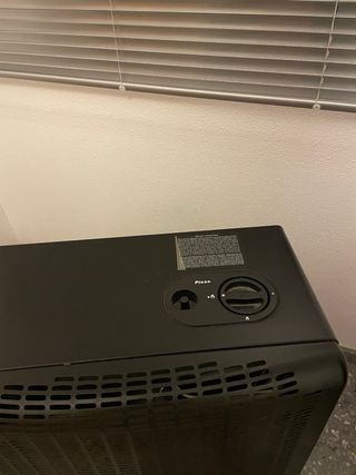 Estufa Gas Catalítica Bartolini Negra