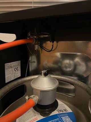 Estufa Gas Catalítica Bartolini Negra