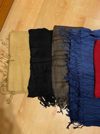 Lote 8 pañuelos/pashminas